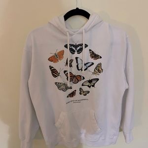 cute hollister butterfly hoodie